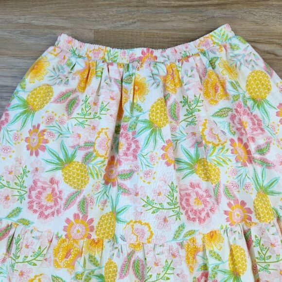 🔸️NWT Rachel Zoe Floral & Pineapple Print Maxi Skirt Size 6 - Picture 5 of 11